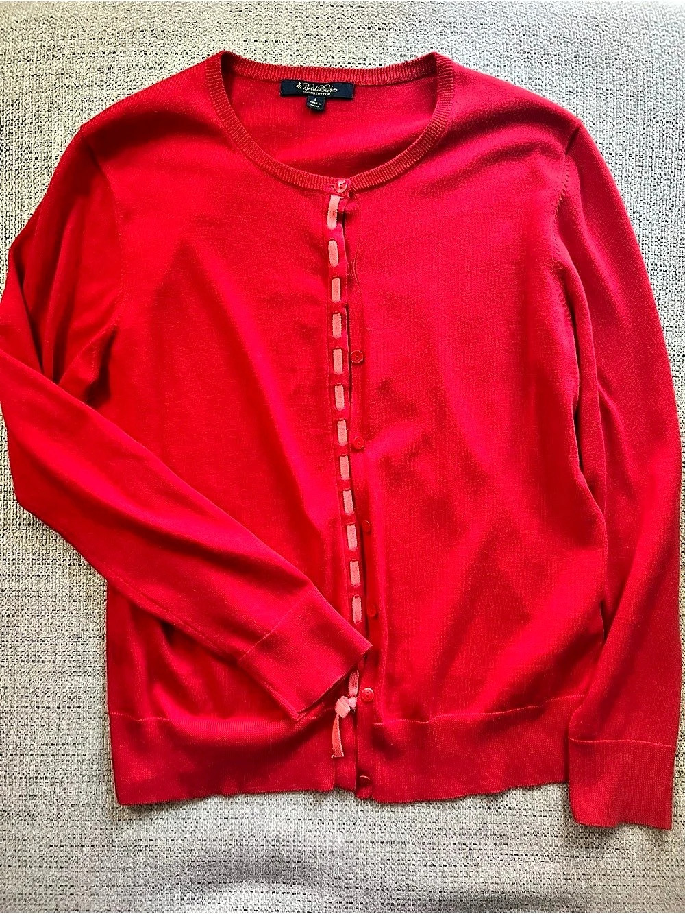 Brooks Brothers Red Button-Front Cardigan